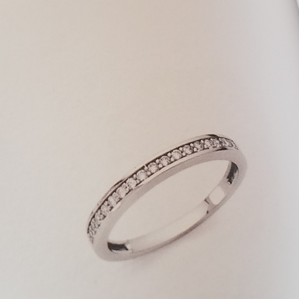 14k Solid white of Yellow gold Wedding Band - Picture 3 of 12
